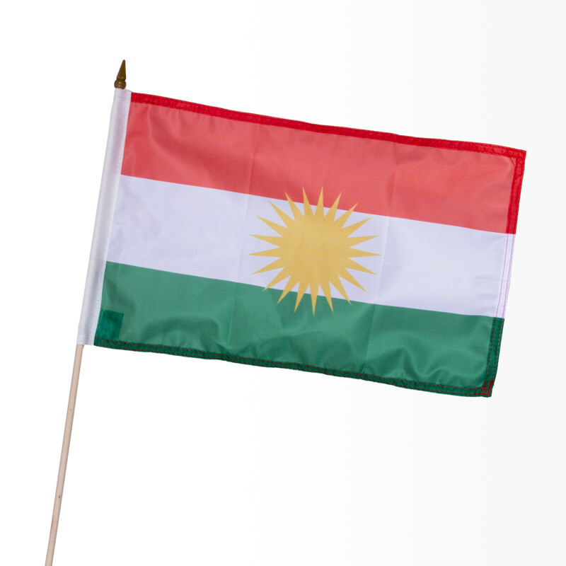 Stock-Flagge Irak 30 x 45, Asien, Stock-Flaggen 30 x 45 cm