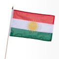 Stock-Flagge 30 x 45 : Kurdistan
