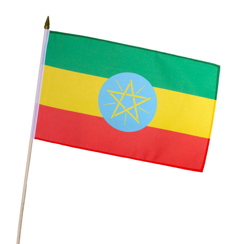 Fahne Flagge Äthiopien Wappen 30 x 45 cm