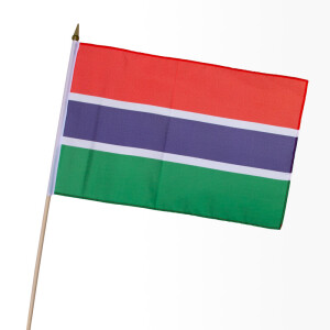 Stock-Flagge 30 x 45 : Gambia