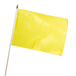 Stock-Flagge 30 x 45 : Gelb