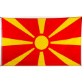 Flagge 90 x 150 : Nordmazedonien