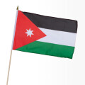 Stock-Flagge 30 x 45 : Jordanien