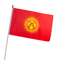 Stock-Flagge 30 x 45 : Kirgisistan