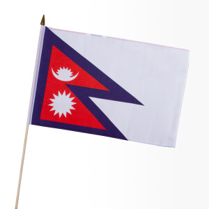 Fahne Flagge Nepal 30 x 45 cm 