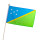 Stock-Flagge 30 x 45 : Salomonen
