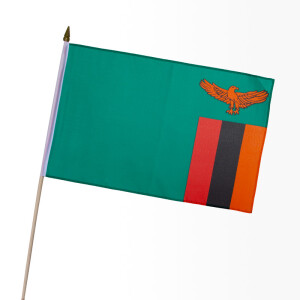 Stock-Flagge 30 x 45 : Sambia
