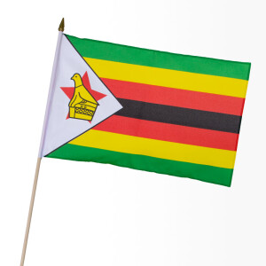 Stock-Flagge 30 x 45 : Simbabwe