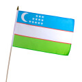 Stock-Flagge 30 x 45 : Usbekistan