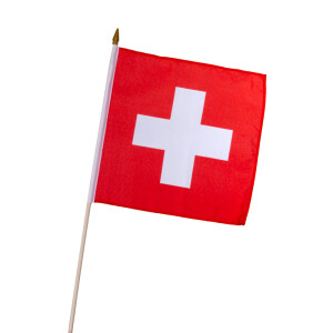 Stock-Flagge 28 x 28 : Schweiz quadratisch