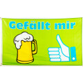 Flagge 90 x 150 : Bier, gef&auml;llt mir