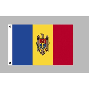 Flagge 90 x 150 : Moldau