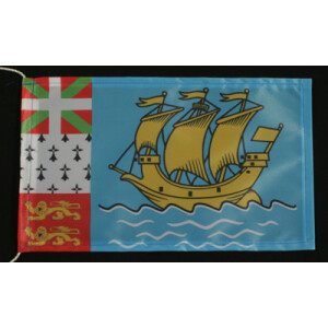 Tischflagge 15x25 : St. Pierre & Miquelon