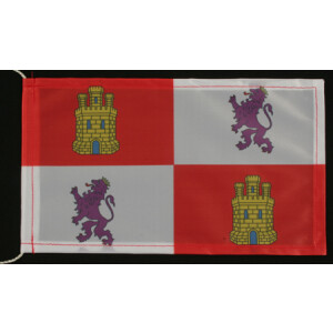 Tischflagge 15x25 : Kastilien Leon