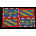 Tischflagge 15x25 : Burgund