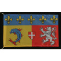 Tischflagge 15x25 : Rhone Alpes