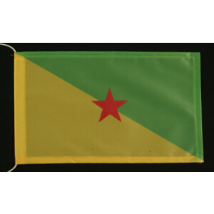 Tischflagge 15x25 : Französisch Guyana