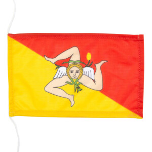 Tischflagge 15x25 : Sizilien