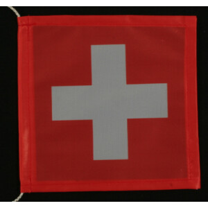 Tischflagge 14x14 : Schweiz quadratisch