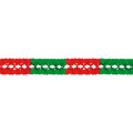 Girlande Rot-Grün 4m lang, hochwertige Qualität