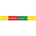 Girlande Gelb-Rot-Gr&uuml;n 4m lang, hochwertige...