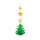Deckenhänger Sterne mit Tannenbaum Höhe: 70 cm