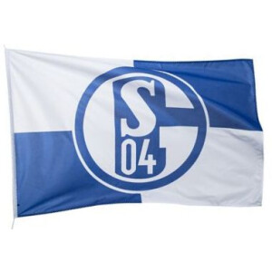 Hissfahne Schalke 04 Karo 250 x 150 cm