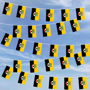 Party-Flaggenkette : Sachsen-Anhalt
