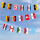 Party-Flaggenkette Alle 16 Bundesländer 11,80 Meter