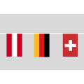 Party-Flaggenkette Deutschland - Oesterreich - Schweiz 9...