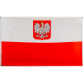 Flagge 90 x 150 : Polen mit Adler