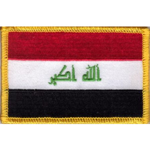 Patch zum Aufbügeln oder Aufnähen : Irak (ab2008) - Groß