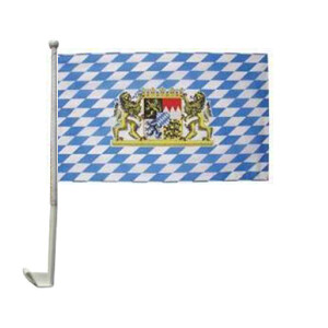 Auto-Fahne: Bayern Wappen mit Löwen