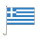 Auto-Fahne: Griechenland