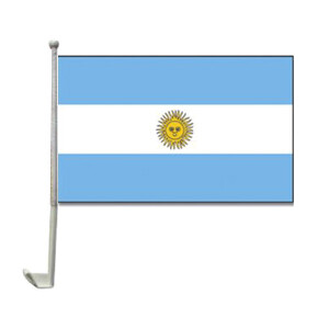 Auto-Fahne: Argentinien