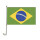 Auto-Fahne: Brasilien