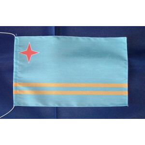 Tischflagge 15x25 : Aruba