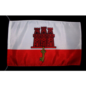 Tischflagge 15x25 : Gibraltar