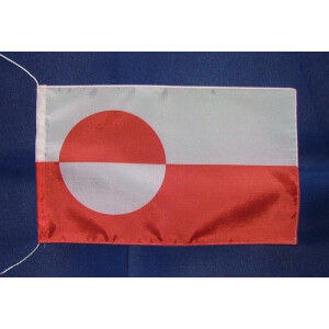 Tischflagge 15x25 : Grönland