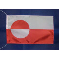 Tischflagge 15x25 Grönland
