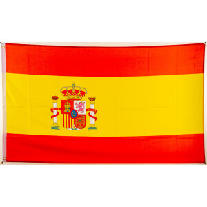 Flagge 90 x 150 : Spanien mit Wappen