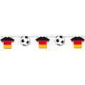 Trikotgirlande Deutschland mit Ball, 3m lang