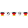 Trikotgirlande Deutschland mit Ball, 3m lang