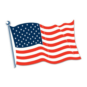 Flagge aus Karton : USA