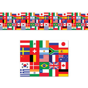 Wanddekoration : Internationale Flaggen
