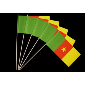 Papierfähnchen: Kamerun 1 Stück