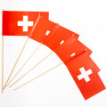 Papierfähnchen Schweiz 10 Stück