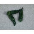 Peperoni grün aus Kunststoff 3 Stück