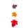 Blätter-Mobile Herbstfarben