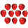 Motive aus Karton Mini-Äpfel (10 Stück)
